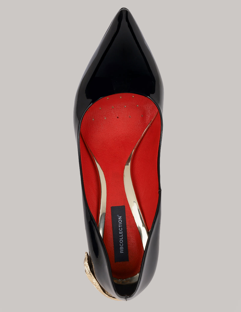 Zapatillas Edén en Charol – Negro