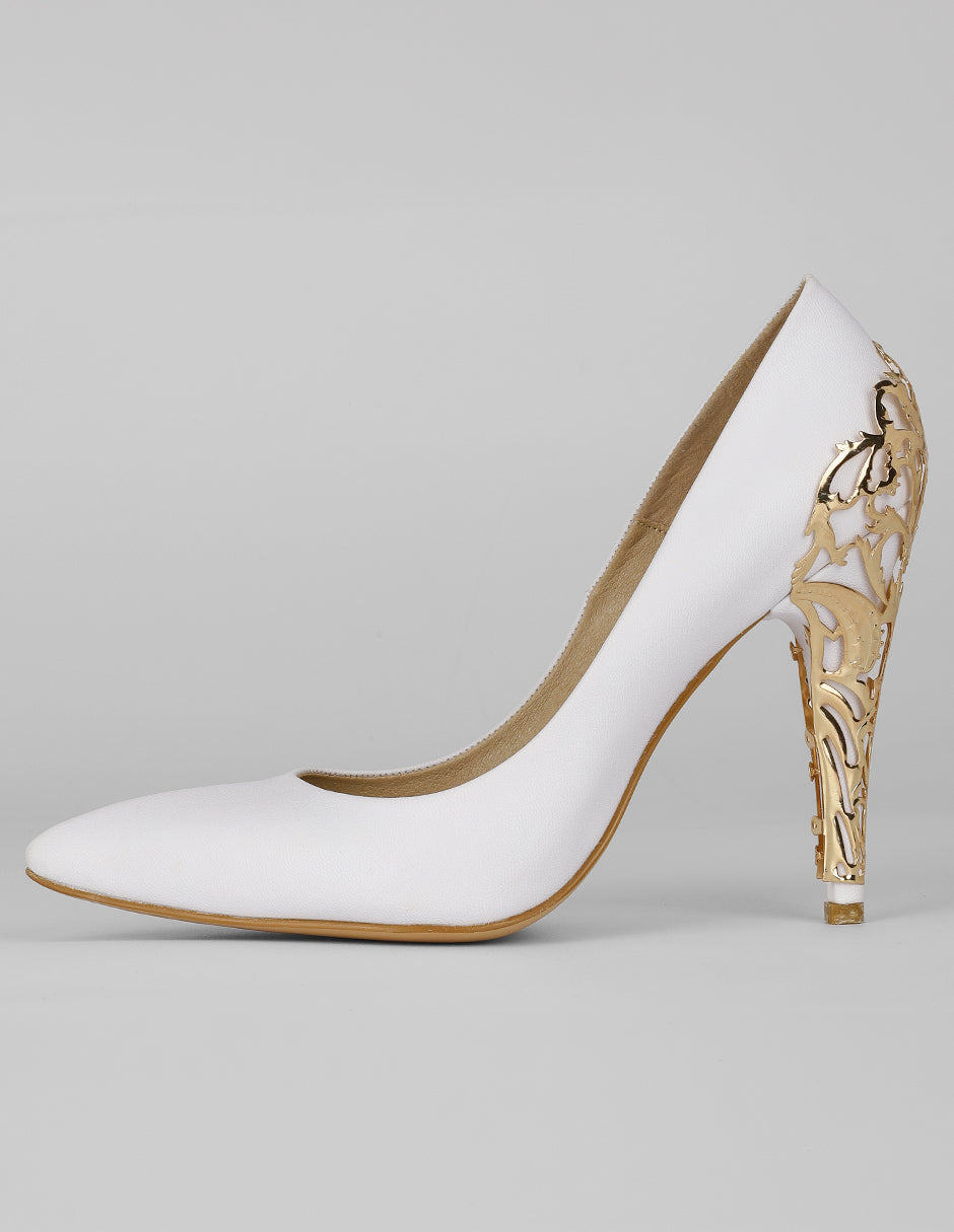 Zapatillas Exterior Piel vegana Color Blanco Para Mujer De RBCOLLECTION