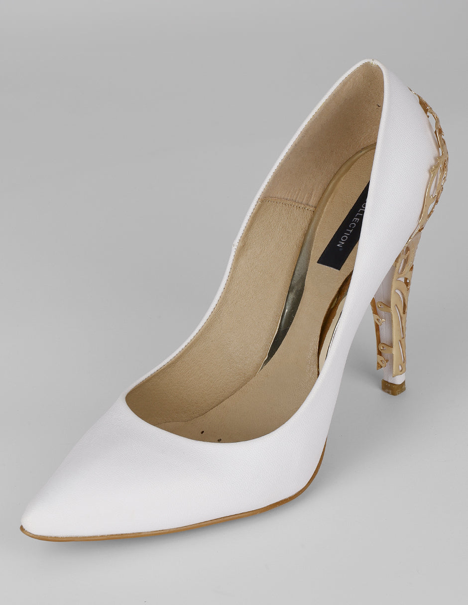 Zapatillas Queen en Piel vegana – Blanco
