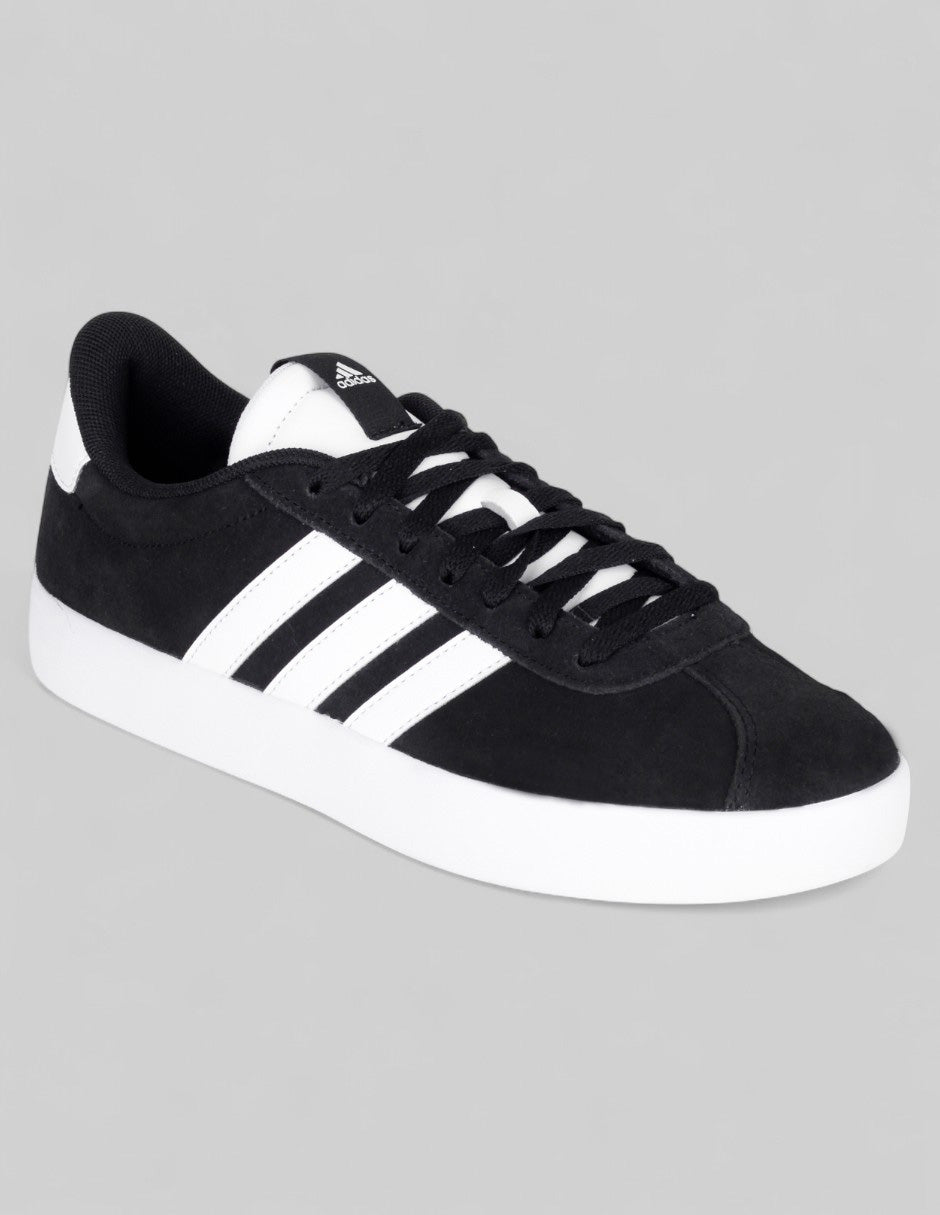 Tenis con cordones  VL Court en Piel Vegana de Adidas – Negro