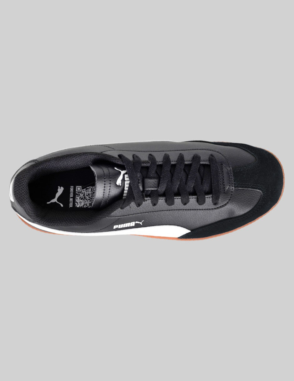 Tenis con cordones  9-t en Piel Vegana de Puma – Negro