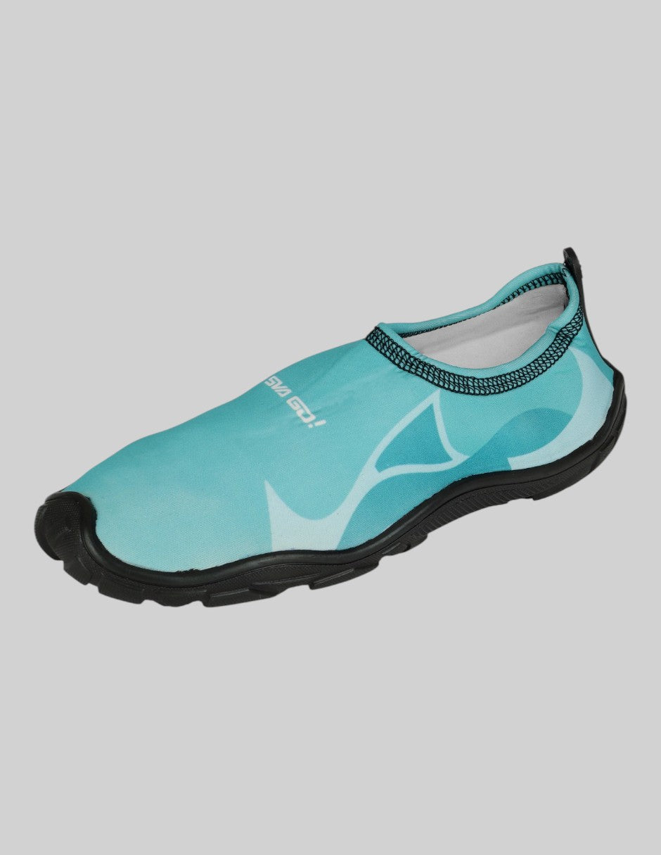 Calzado para natación  TIBURÓN en Textil – Verde