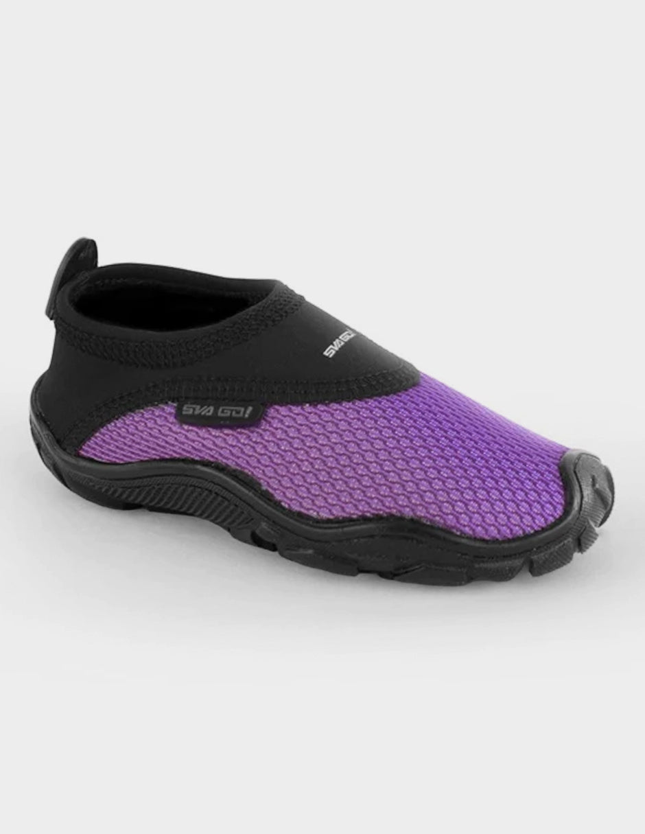 Calzado para natación Exterior Textil Color Morado Para Niños De SVAGO
