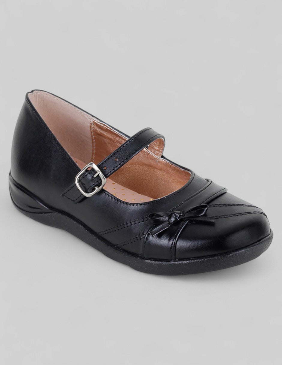 Escolar Kids  en Piel – Negro