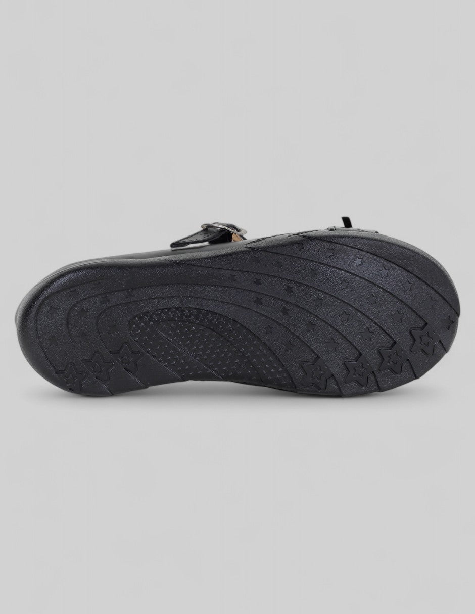 Escolar Kids  en Piel – Negro