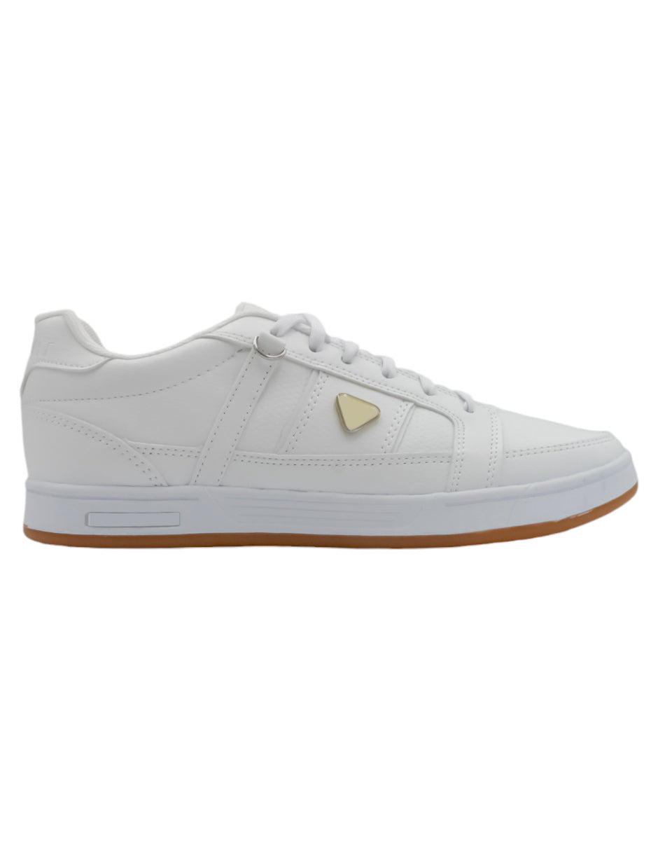 Tenis con cordones Fort en Piel vegana - Blanco