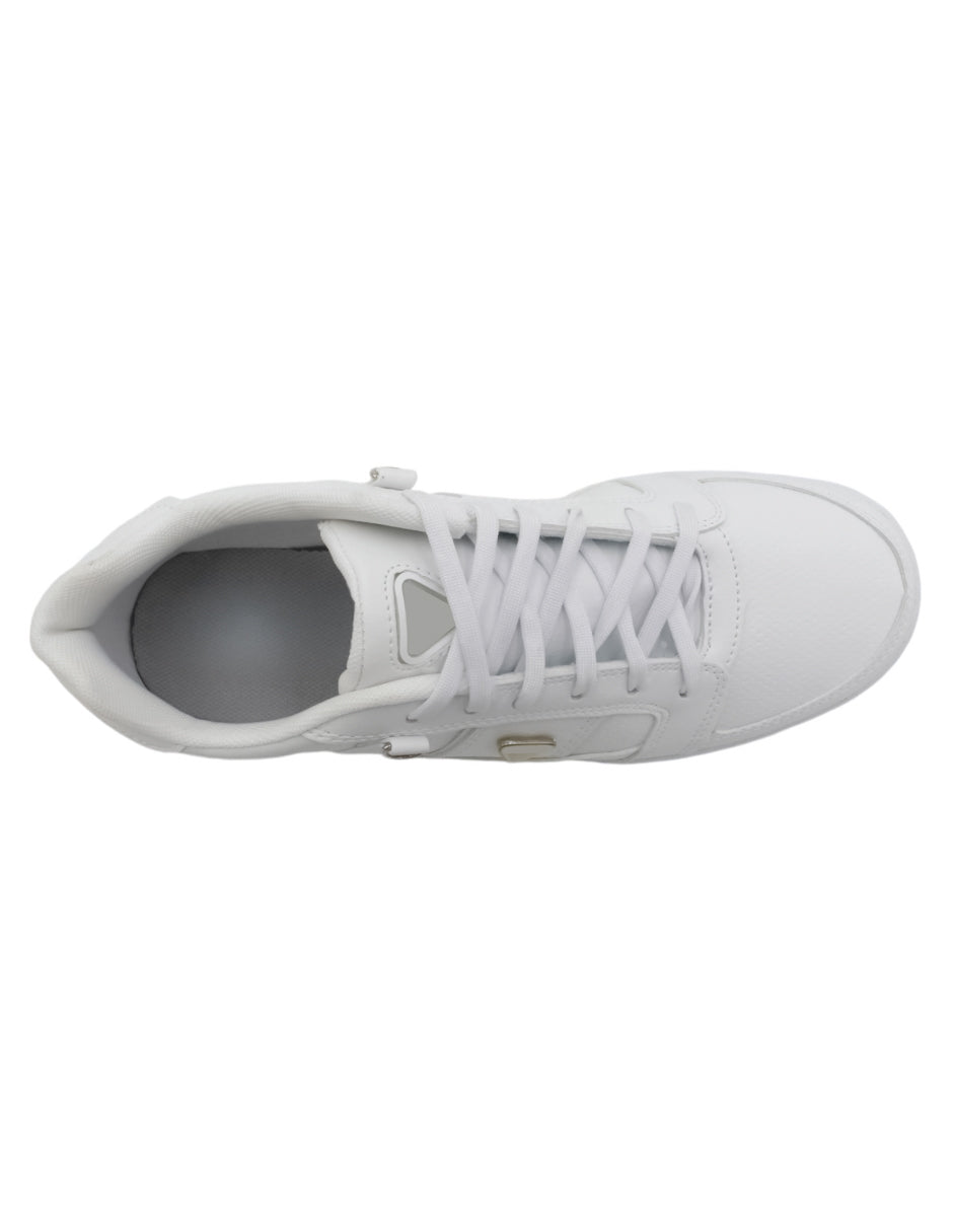 Tenis con cordones Fort en Piel vegana - Blanco