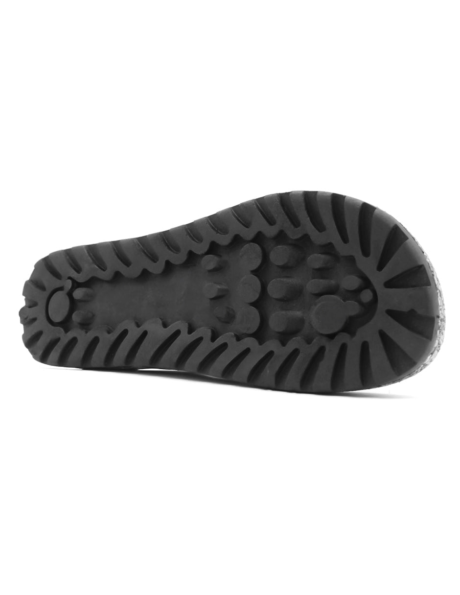 Sandalias de piso BIRTE en Piel Vegana - Café
