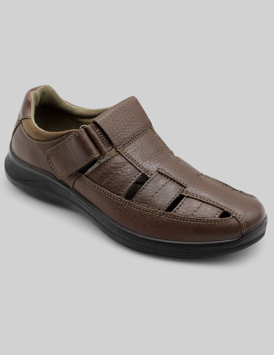 Sandalias casuales Hand Made en Piel – Café