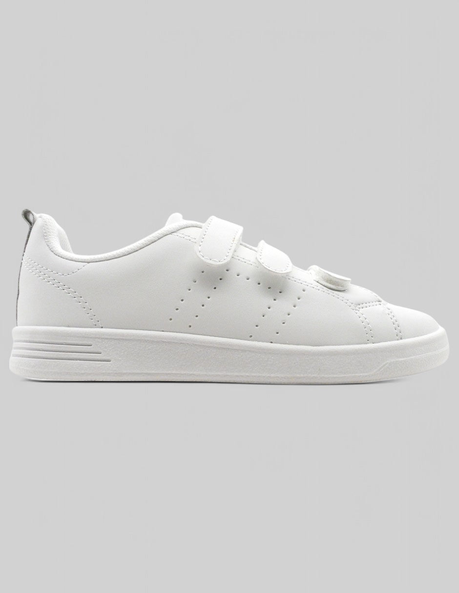 Tenis Kids en Piel vegana – Blanco