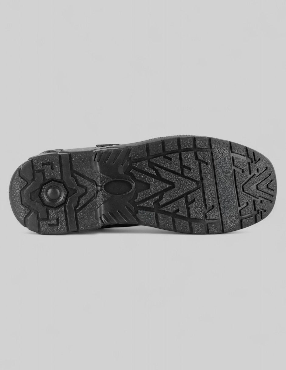 Escolar Kids  en Piel vegana – Negro