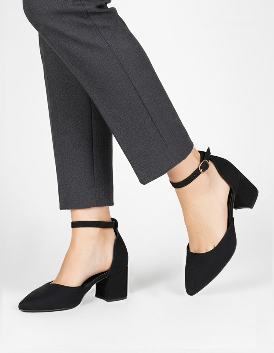 Zapatillas Lady en Textil – Negro