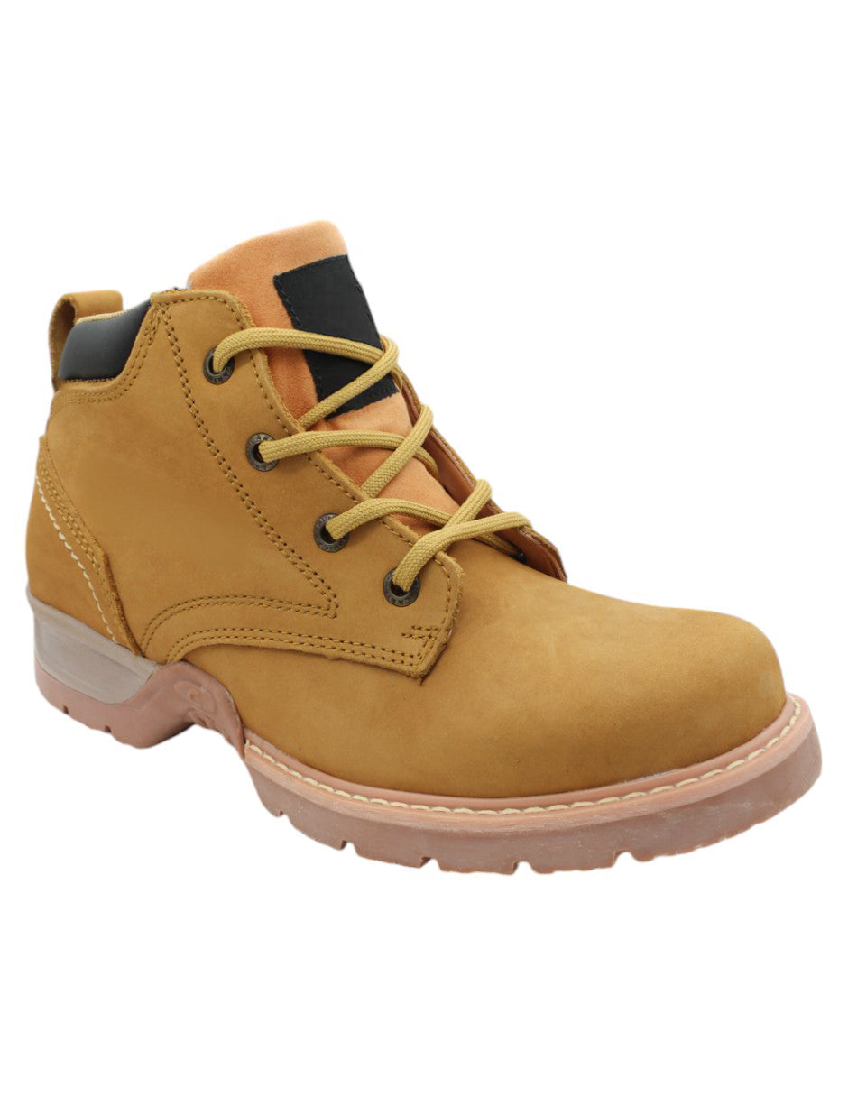 Botas industriales Exterior Gamuza Color Camel Para Hombre De RBBASICS