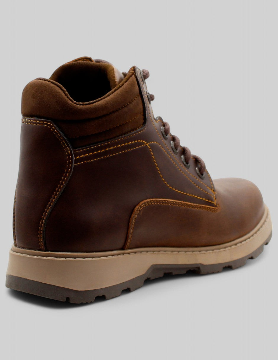 Botas casuales Hand Made en Piel vegana – Café