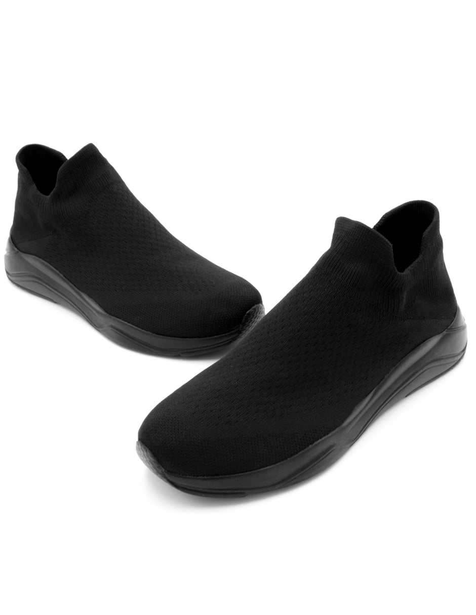 Tenis tipo deportivo  Exterior Textil Color Negro Para Hombre De RBBASICS