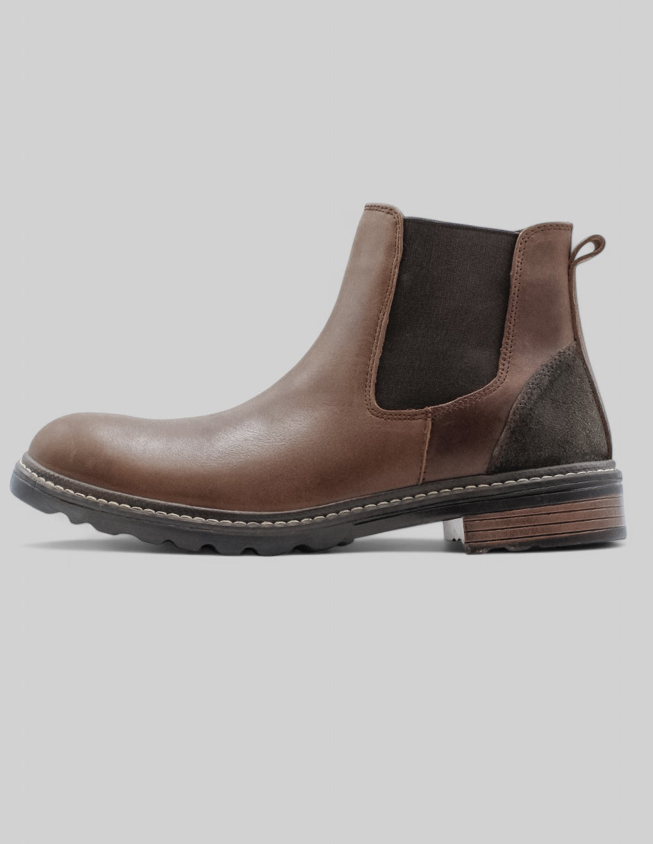 Botas casuales Hand Made en Piel – Café