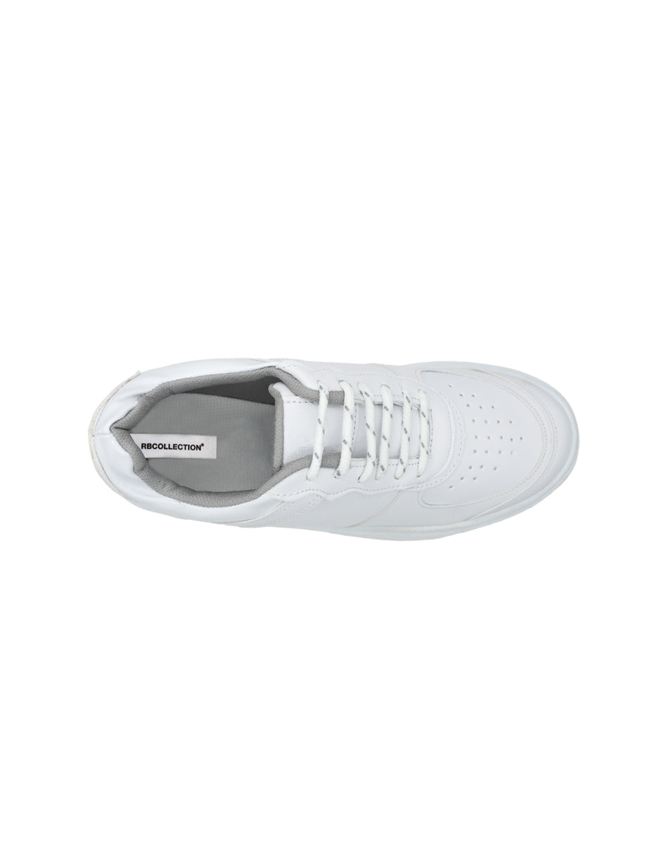 Tenis con cordones Exterior Sintético Color Blanco Para Mujer De RBCOLLECTION