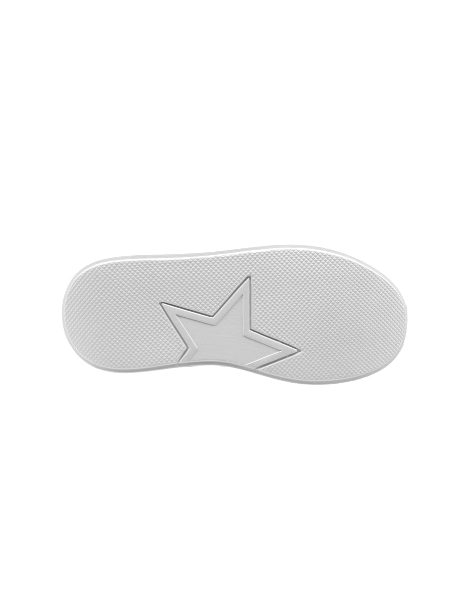 Tenis con cordones Exterior Sintético Color Blanco Para Mujer De RBCOLLECTION