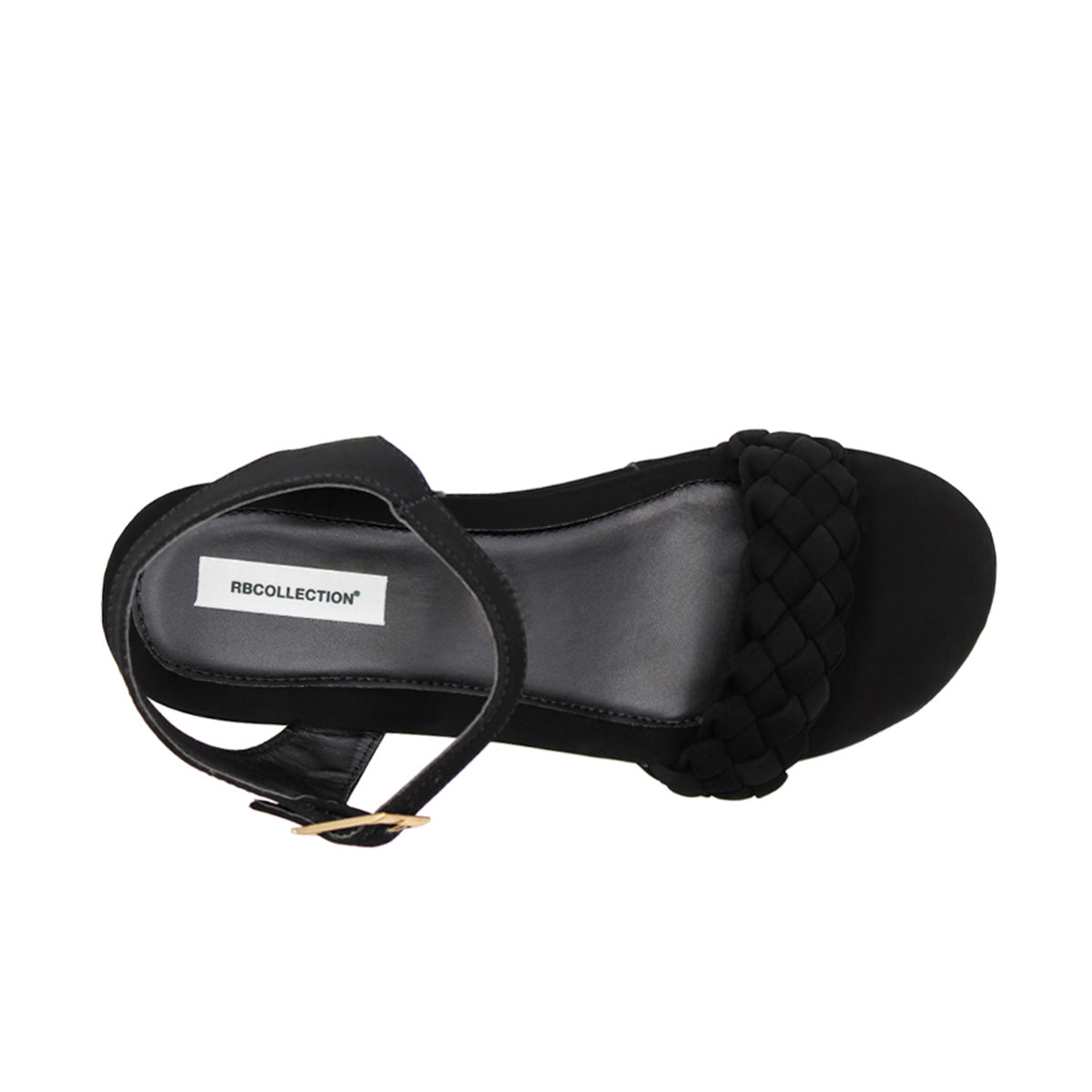 Sandalias de piso Color Negro Para Mujer De RBCOLLECTION