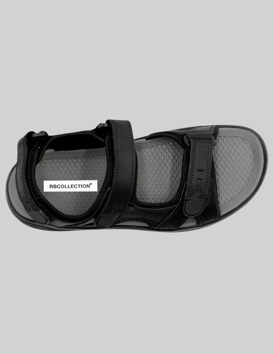 Sandalias casuales Hand Made en Piel – Negro