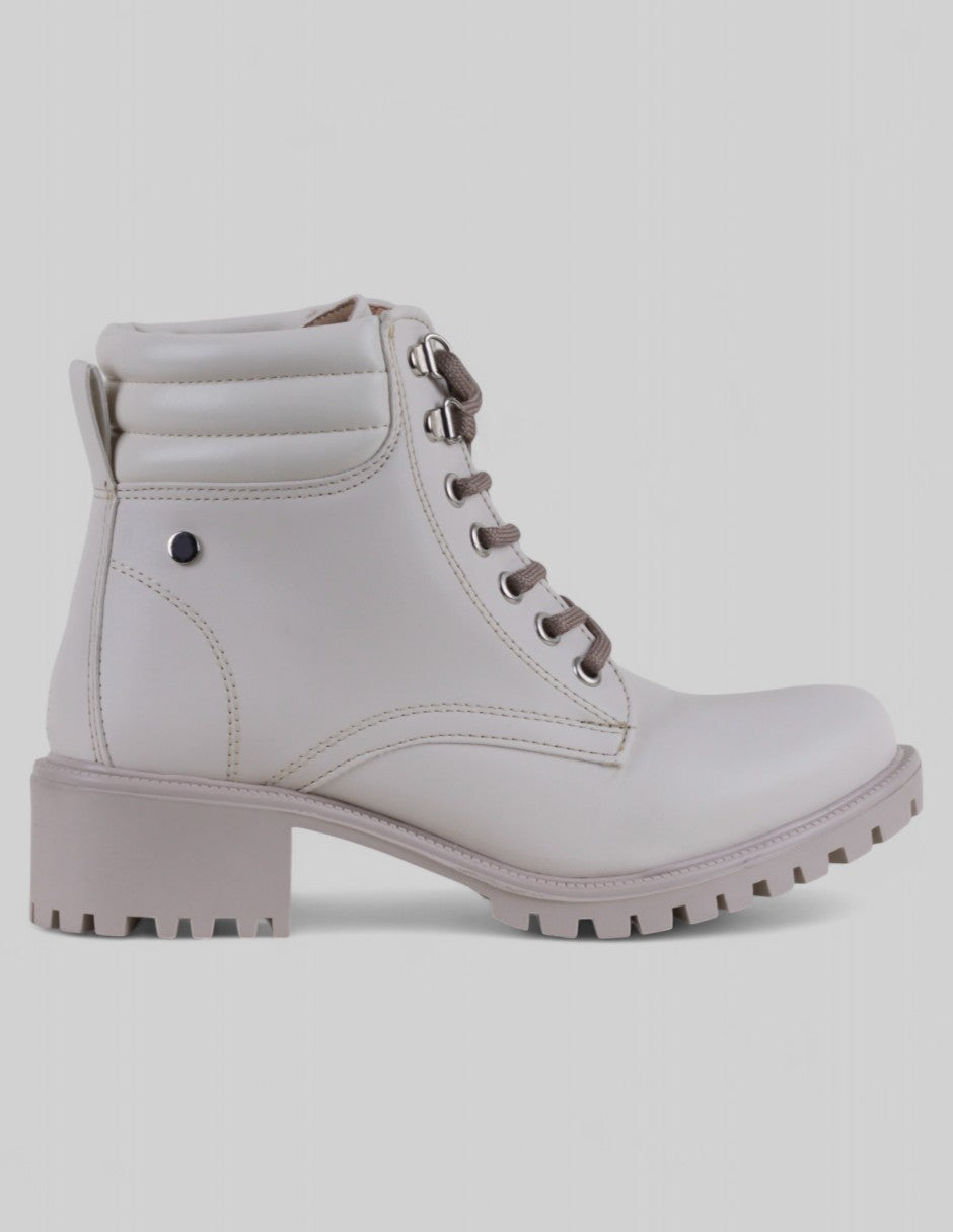 Botas casuales Storm en Piel vegana – Beige