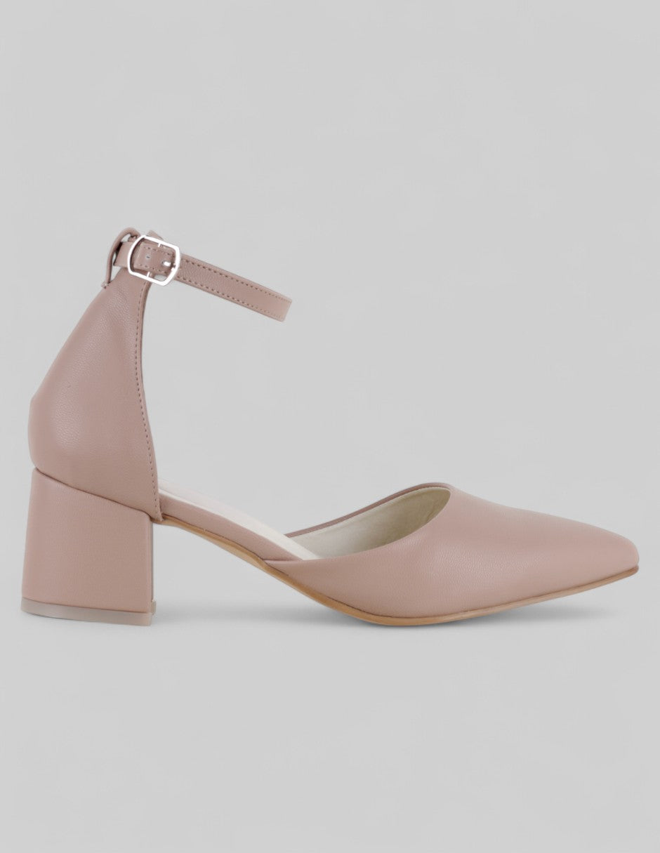 Zapatillas Lady en Piel vegana – Beige