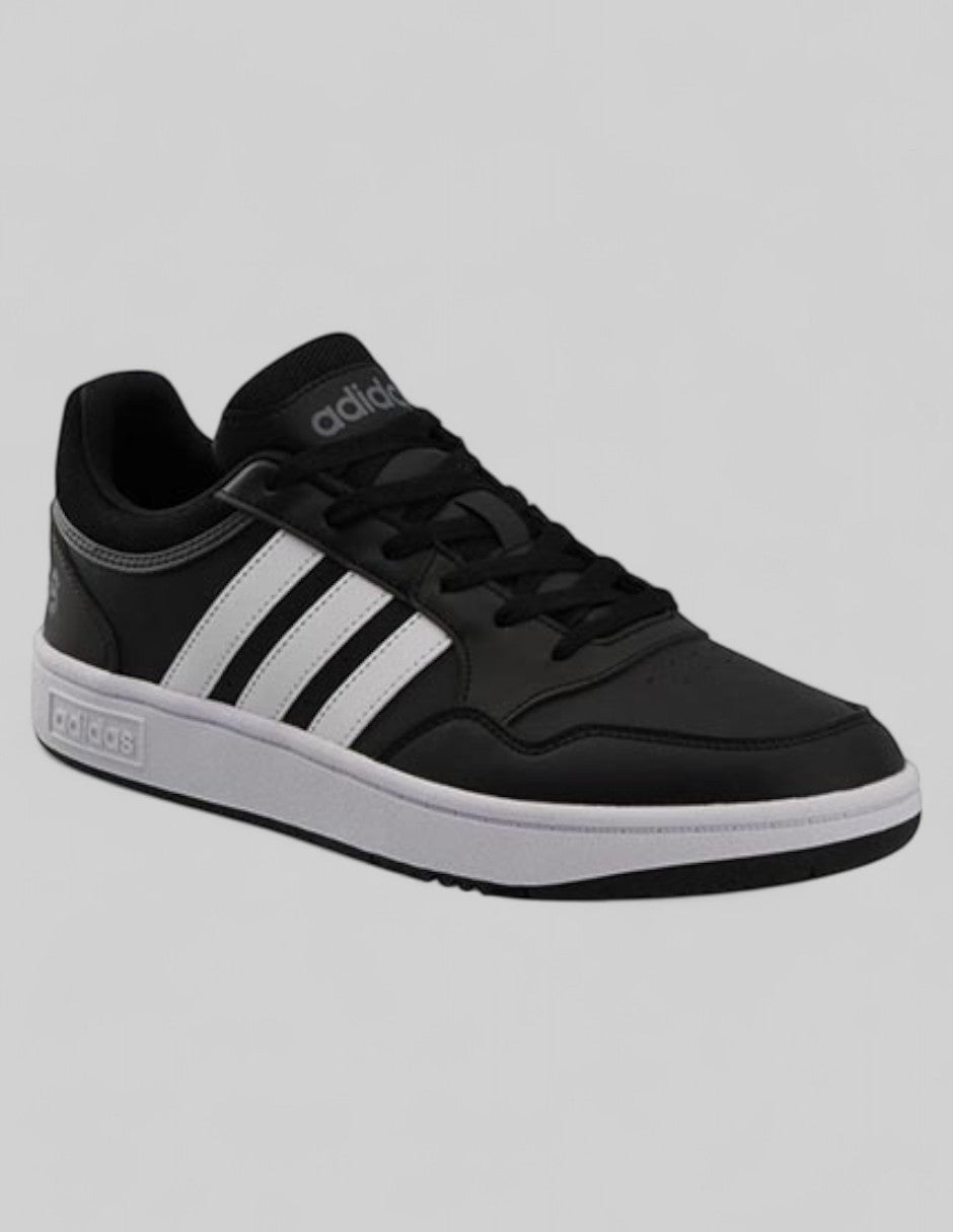 Tenis con cordones Exterior Piel vegana Color Negro Para Hombre De Adidas