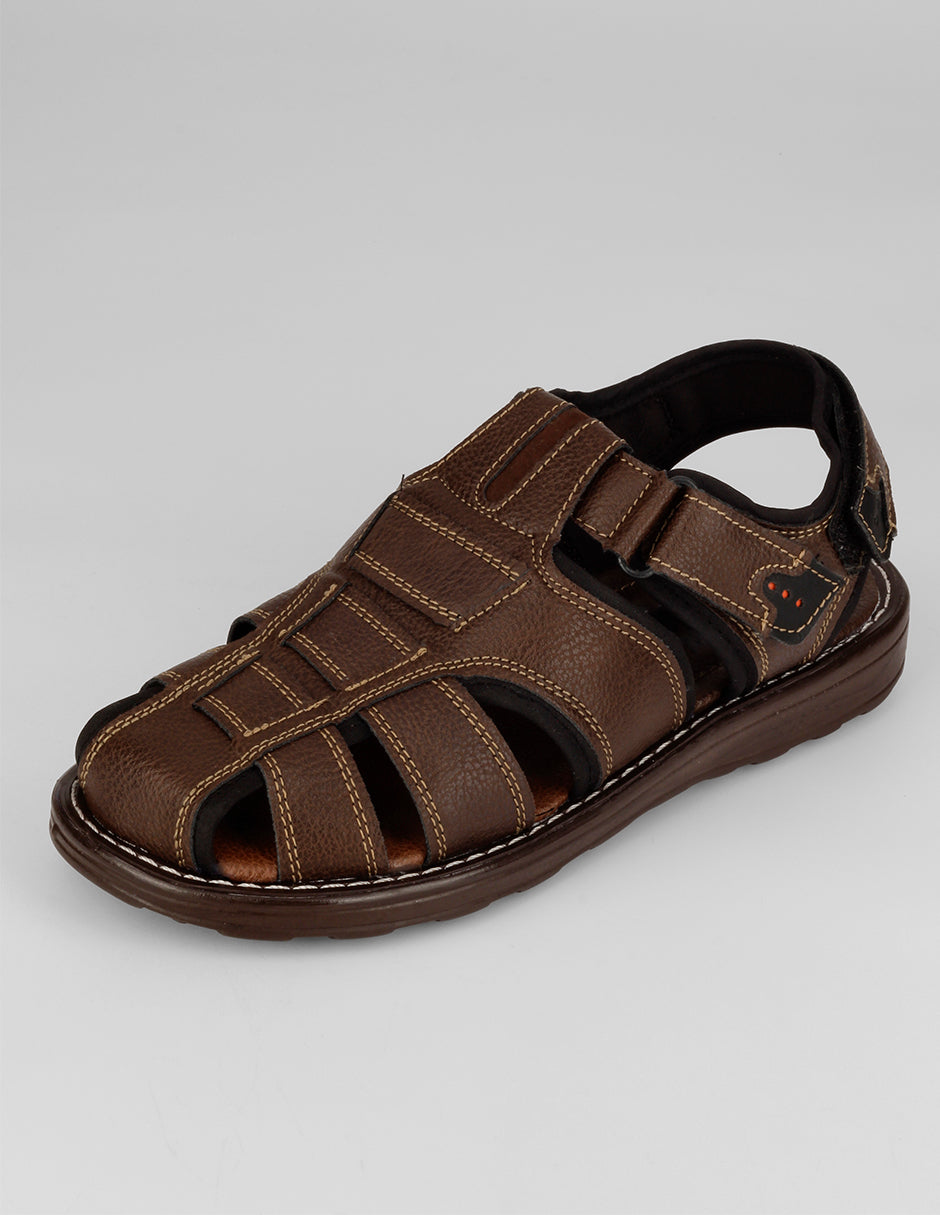 Sandalias Kids en Piel vegana – Café