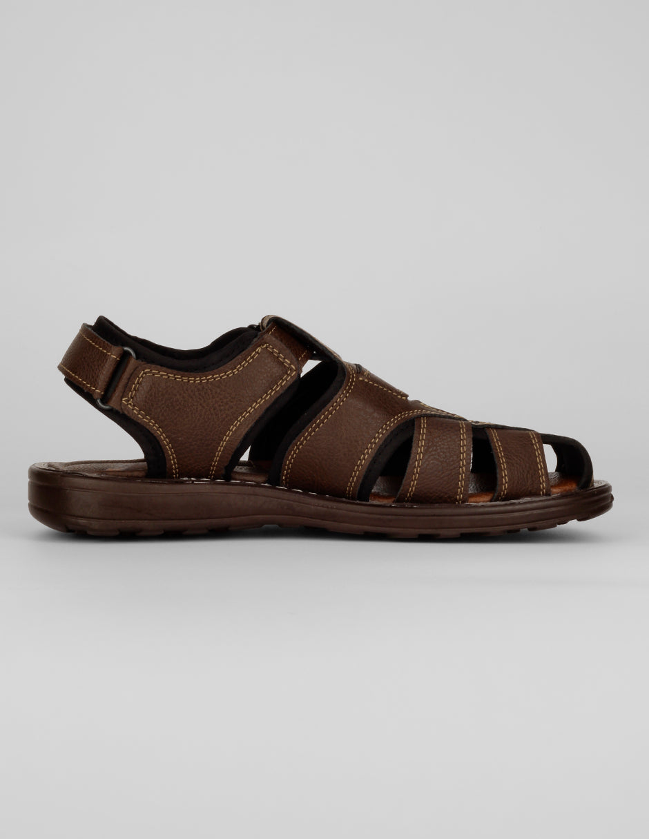 Sandalias Kids en Piel vegana – Café