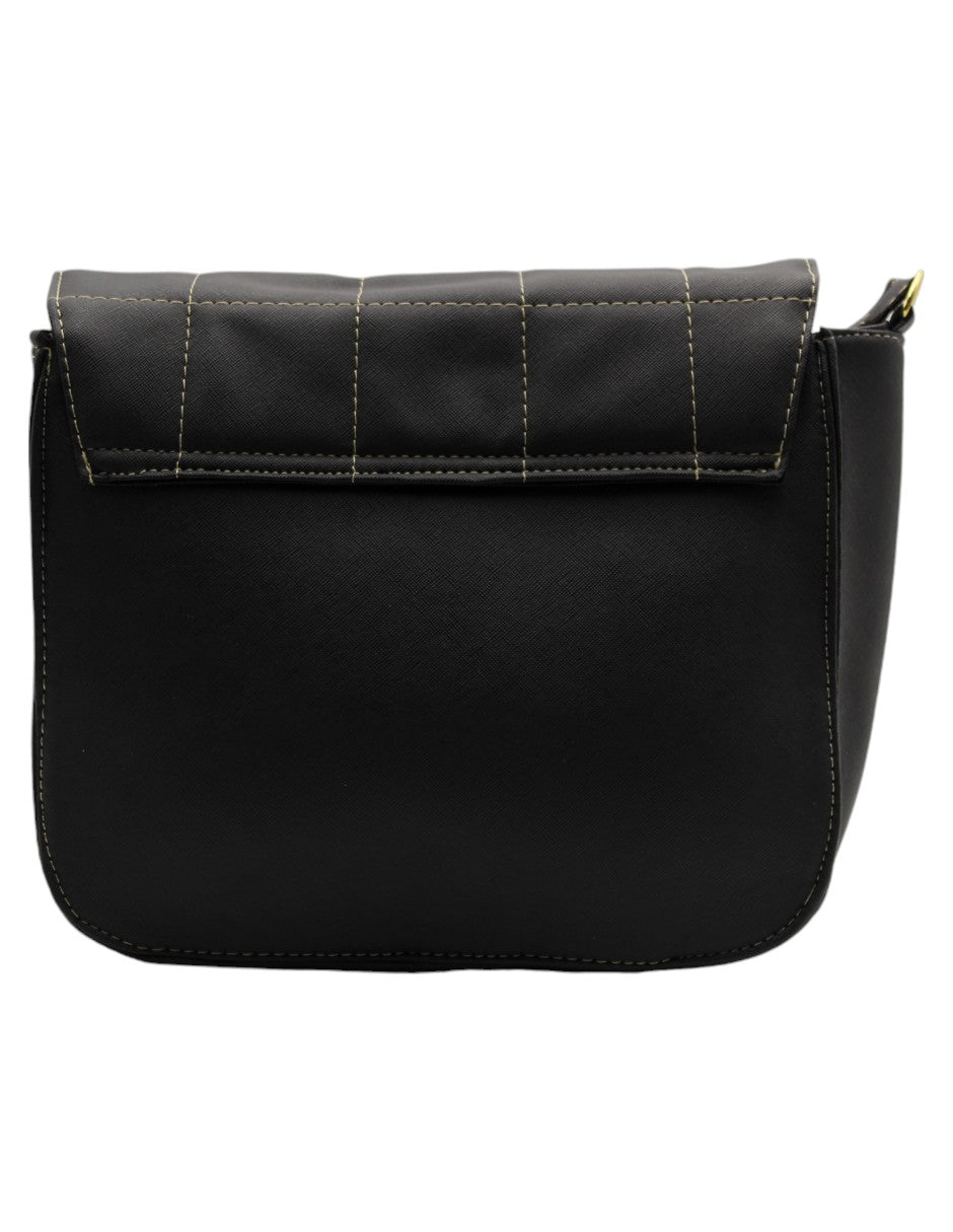 Bolso Crossbody en Textil Color Negro