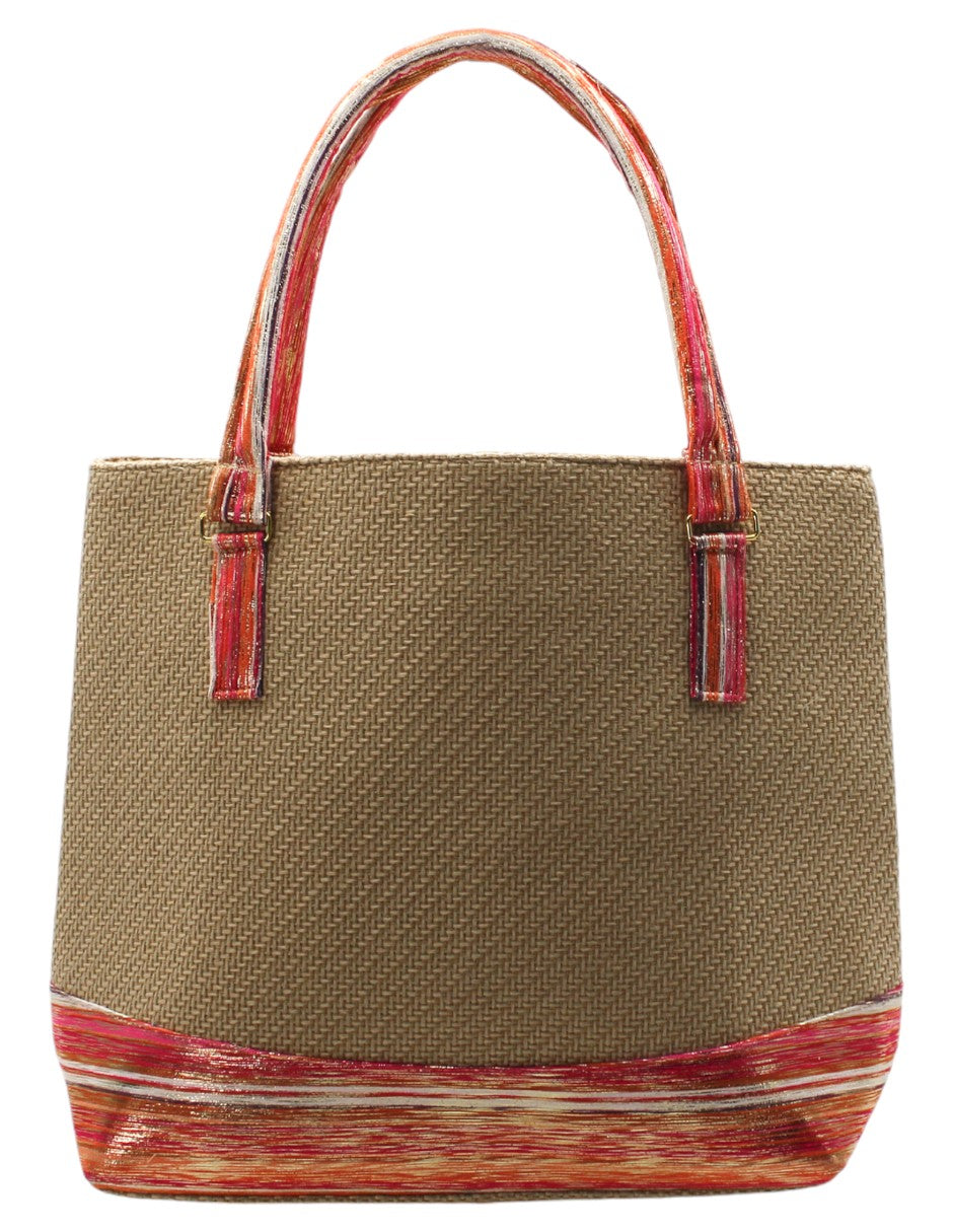 Bolsa Satchel en Textil Color Multicolor