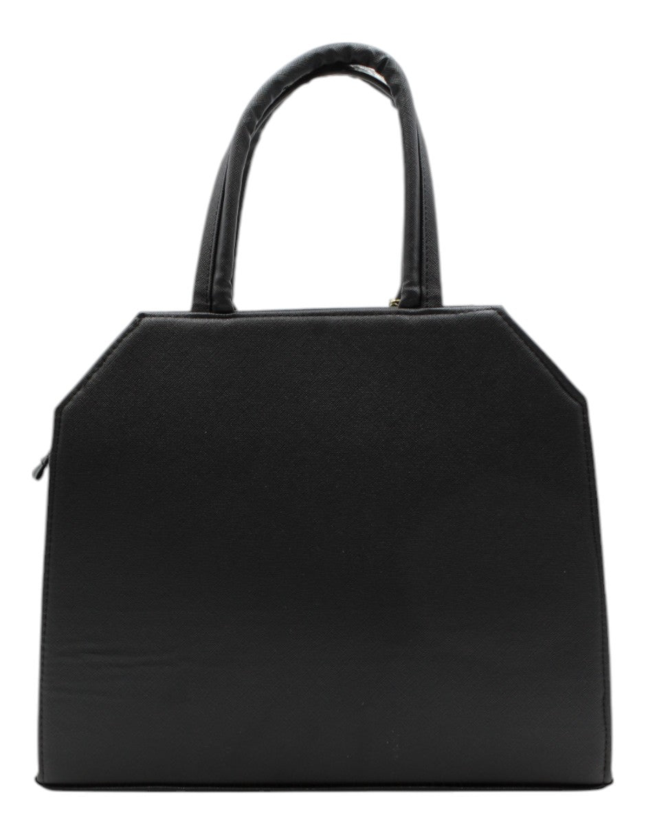 Bolsa Satchel en Piel vegana Color Negro