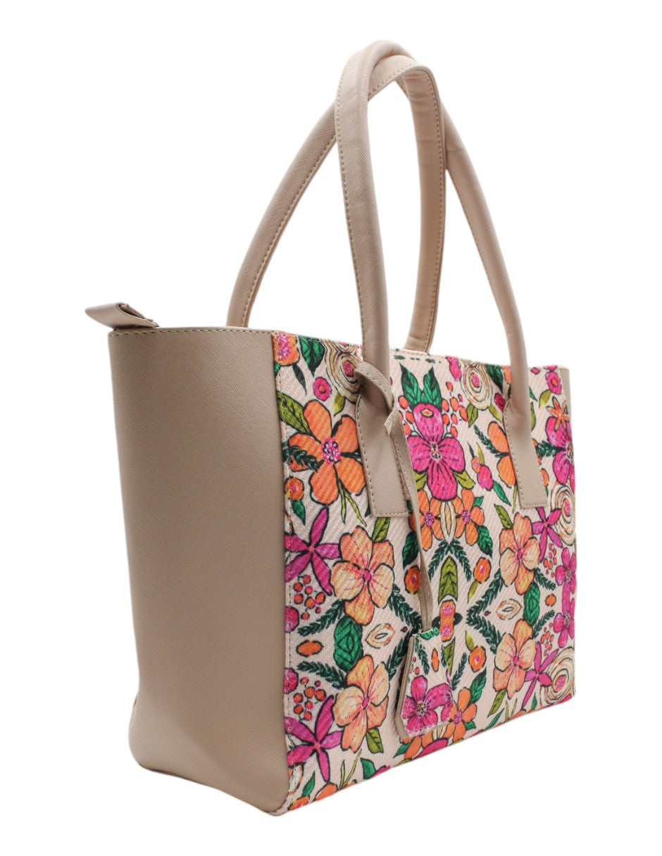 Bolsa Tote en Textil Color Multicolor