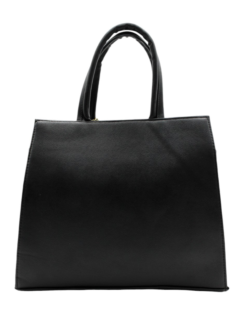 Bolsa Satchel en Piel vegana Color Negro