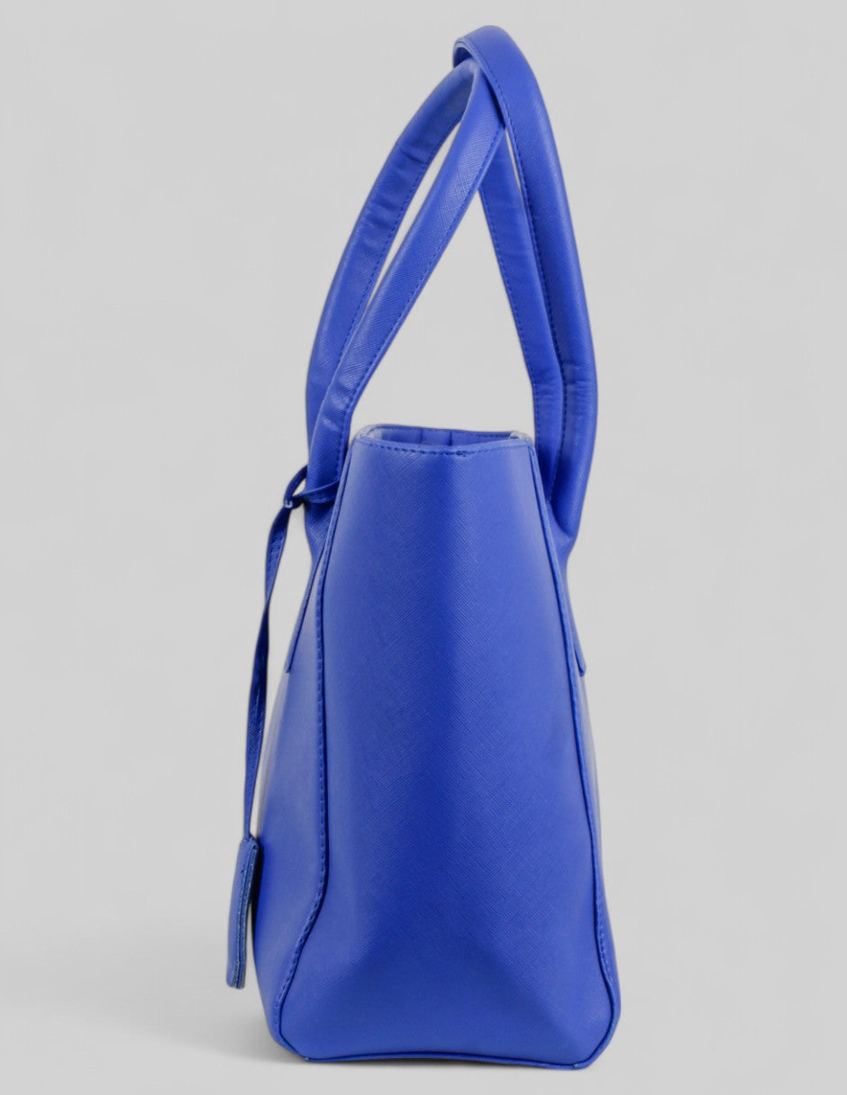 Bolsa Tote en Piel vegana - Azul