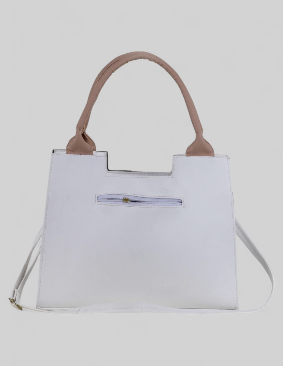 Bolsa Satchel en Piel vegana - Multicolor