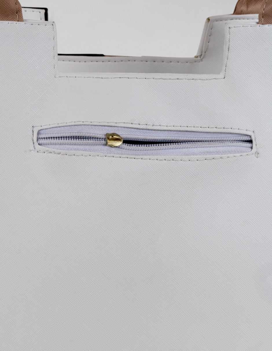 Bolsa Satchel en Piel vegana - Multicolor