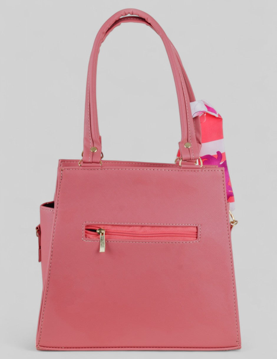 Bolsa Tote en Piel vegana - Rosa