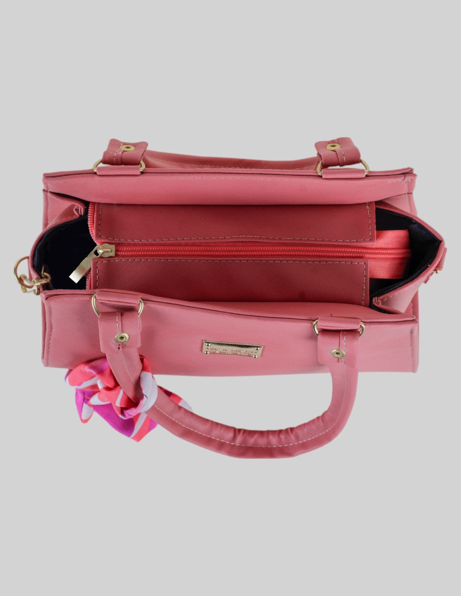 Bolsa Tote en Piel vegana - Rosa