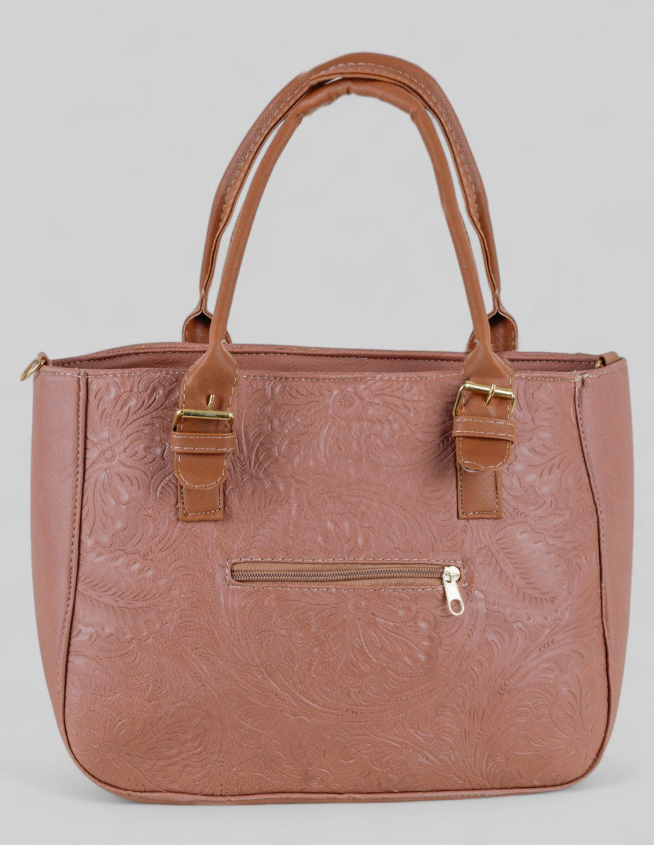 Bolsa Tote en Piel vegana - Café