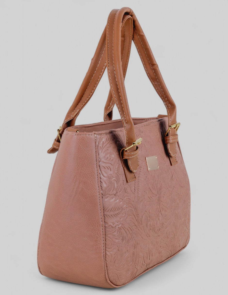 Bolsa Tote en Piel vegana - Café