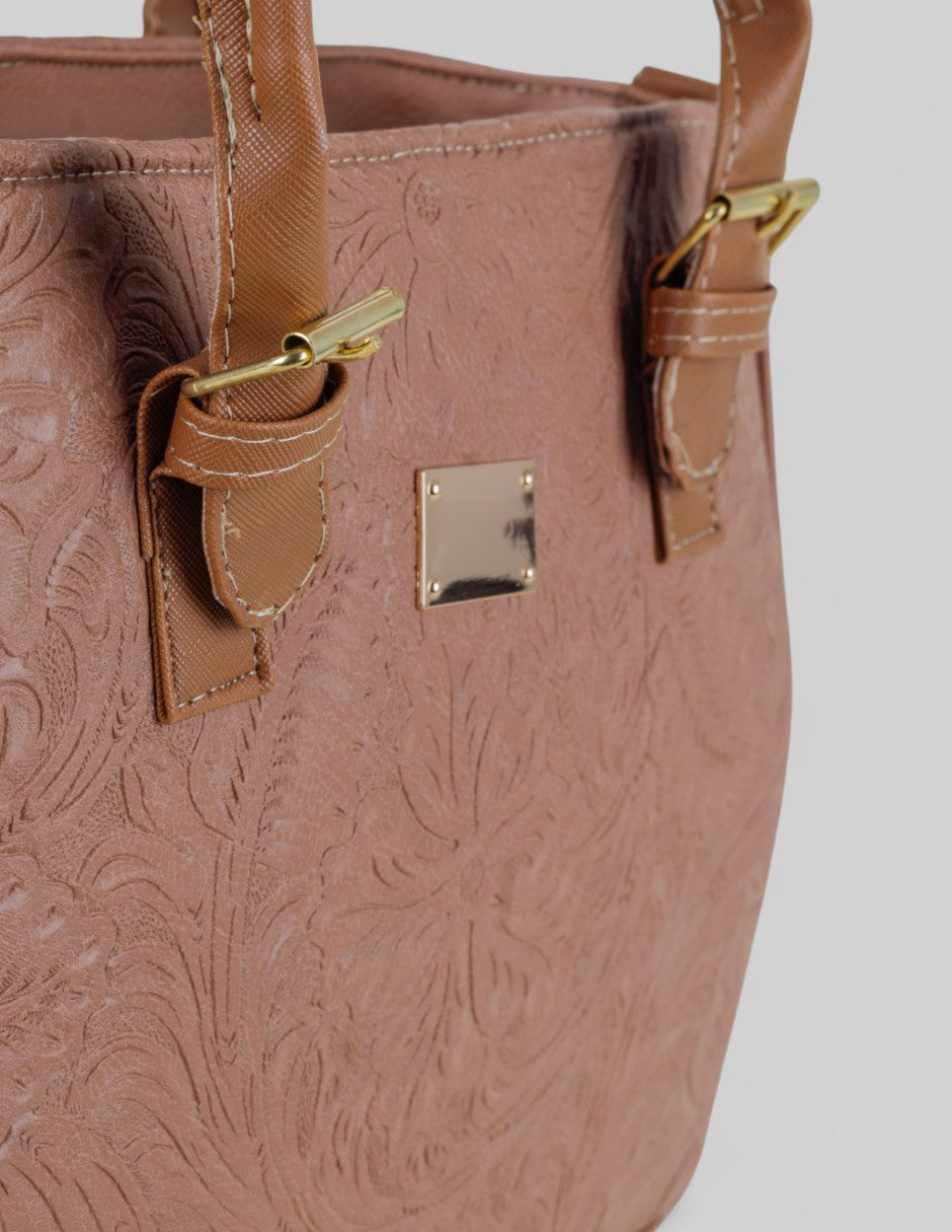 Bolsa Tote en Piel vegana - Café