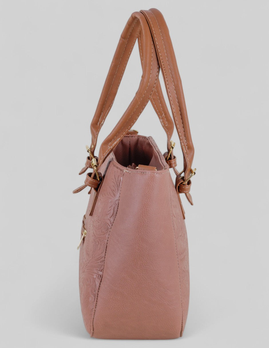 Bolsa Tote en Piel vegana - Café