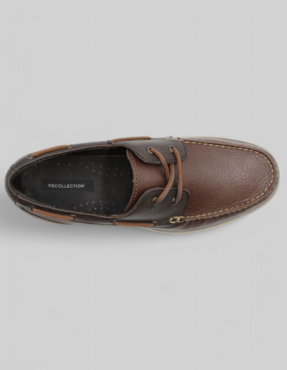 Zapato de confort Pequeños Productores en Piel – Café