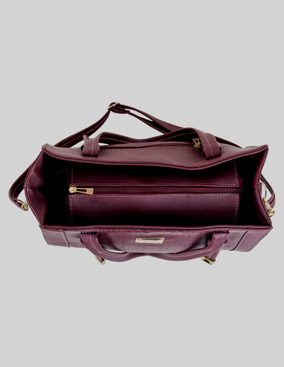 Bolsa Tote en Piel vegana - Rojo