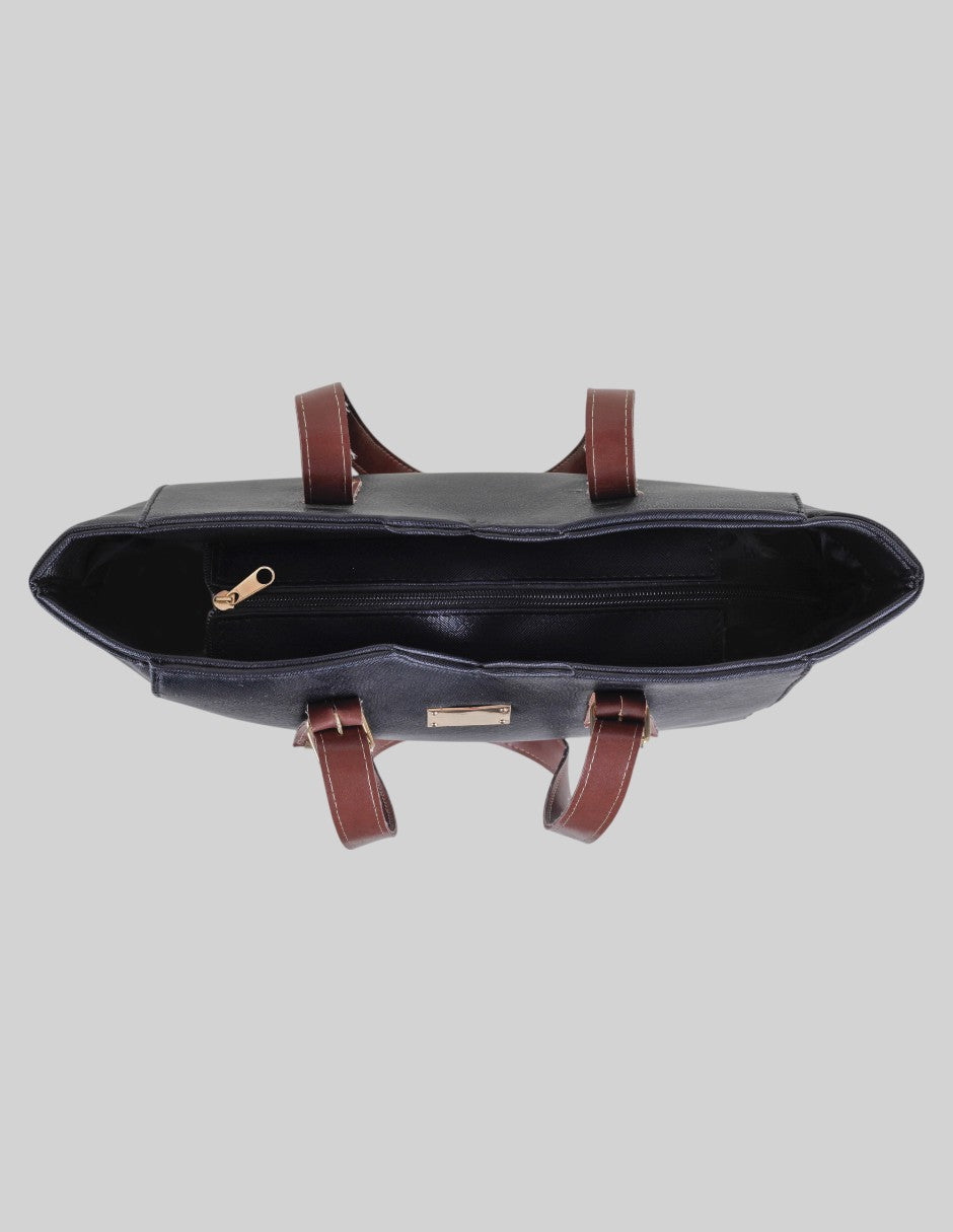 Bolsa Tote en Piel vegana - Negro