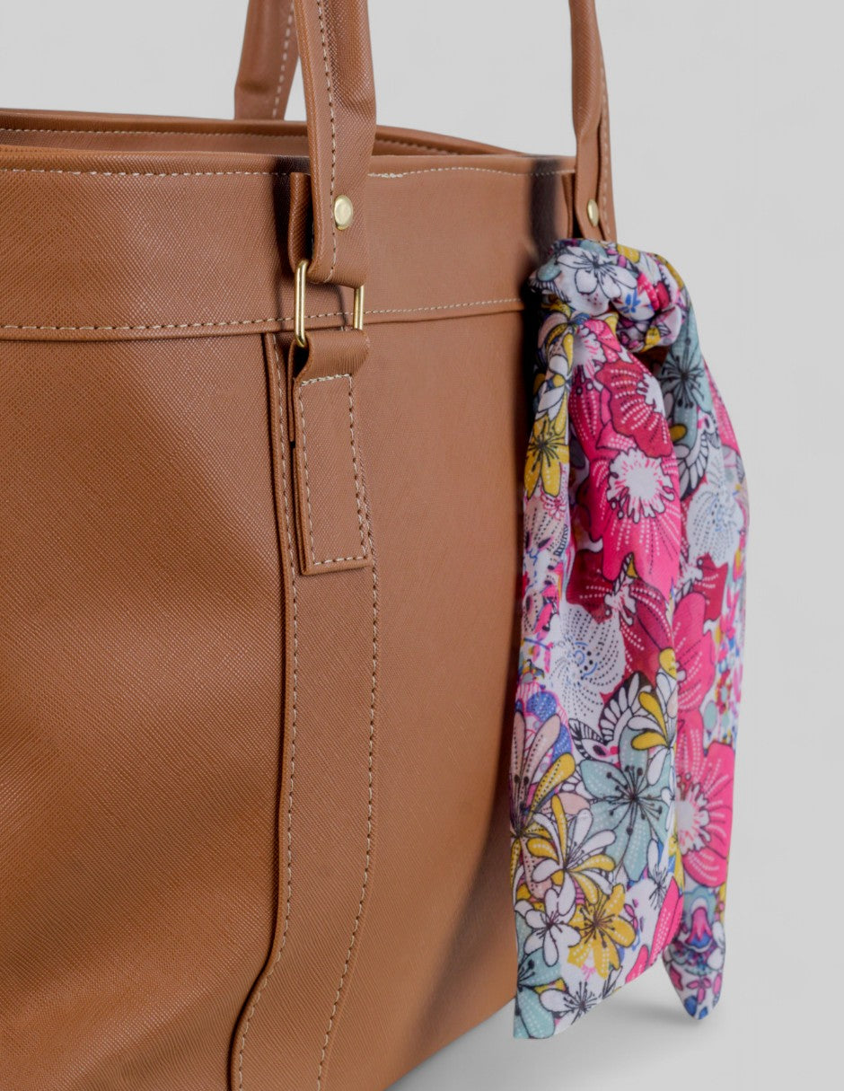 Bolsa Tote en Piel vegana - Café