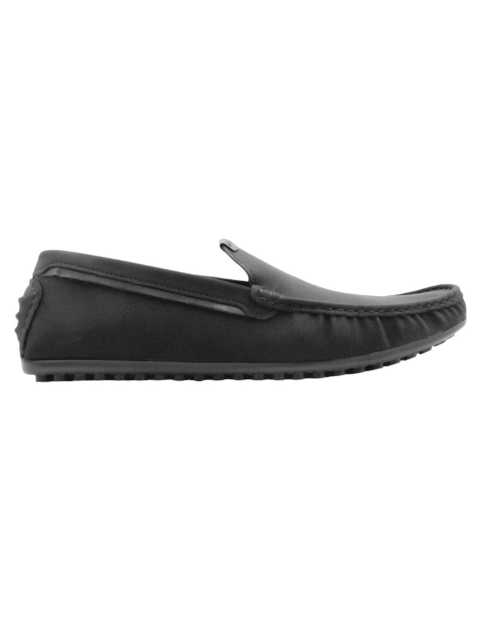 Mocasines  en Piel vegana - Negro