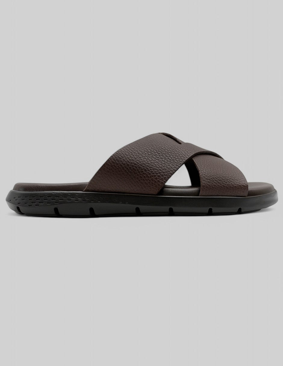 Sandalias casuales Hand Made en Piel – Café