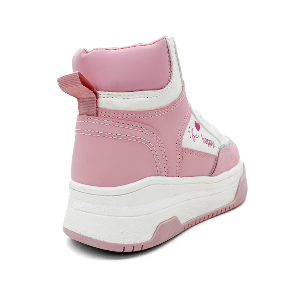 Tenis Botín RBCOLLECTION Exterior Sintético Color Rosa Con Blanco Para Niña